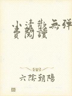 小清欢无弹窗免费阅读