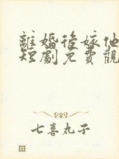 离婚后嫁他小叔短剧免费观看