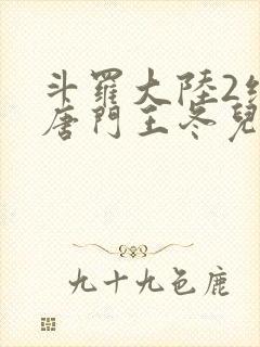 斗罗大陆2绝世唐门王冬儿