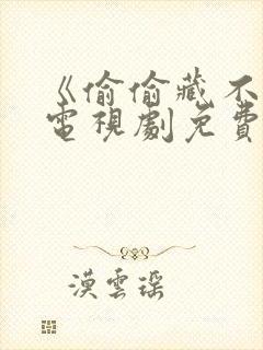 《偷偷藏不住》电视剧免费