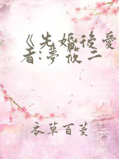 《先婚后爱》作者:梦筱二
