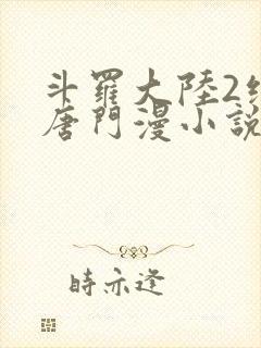 斗罗大陆2绝世唐门漫小说