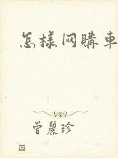 怎样网购车
