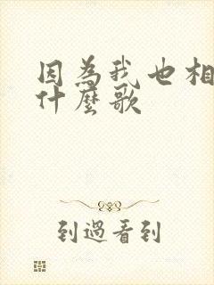 因为我也相信是什么歌