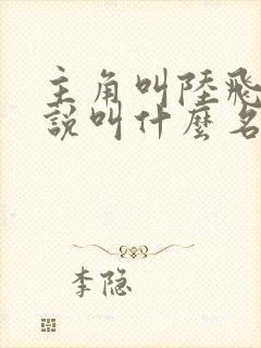 主角叫陆飞的小说叫什么名字