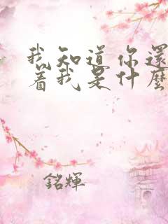 我知道你还是爱着我是什么歌