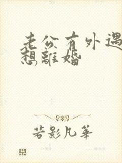 老公有外遇我不想离婚