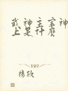 武神主宰神帝之上是什么