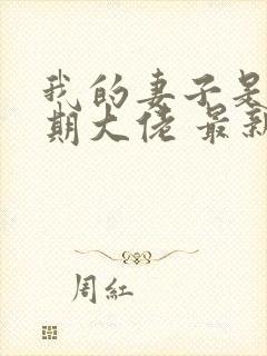 我的妻子是大乘期大佬 最新章节