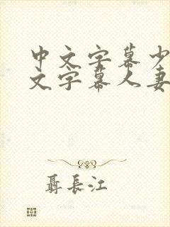 中文字幕少妇中文字幕人妻