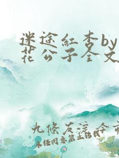 迷途红杏by怜花公子全文免费阅读