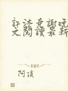 许沐尧谢晚星全文阅读最新章节