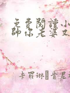 免费阅读小说少帅你老婆又跑了全文