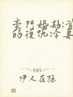 豪门婚劫:首席的复仇冷妻