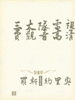 三大队电视剧免费观看高清11集