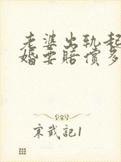 老婆出轨起诉离婚要赔偿多少钱