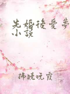 先婚后爱梦筱二小说