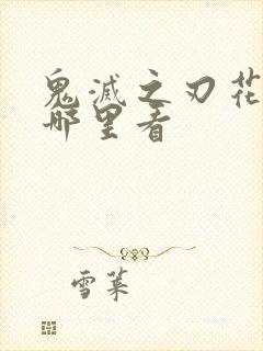 鬼灭之刃花街篇哪里看