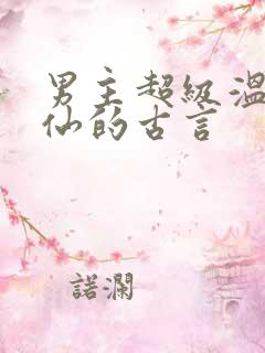 男主超级温柔谪仙的古言