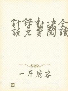 针锋对决全文小说免费阅读未删减