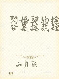 闪婚契约捡个老公是总裁短剧免费观看