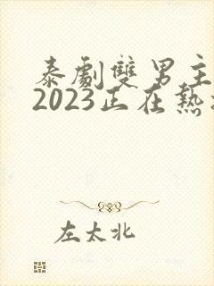 泰剧双男主推荐2023正在热播的剧