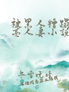 被黑人糟蹋的漂亮人妻小说