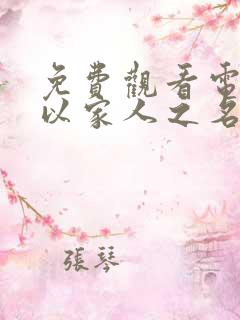 免费观看电视剧以家人之名全剧播放