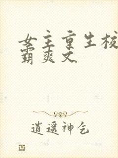 女主重生校园学霸爽文