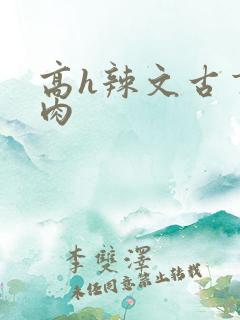 高h辣文古言纯肉