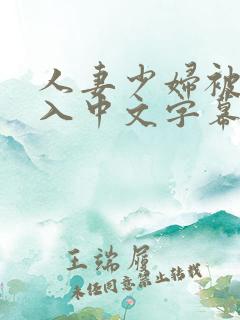 人妻少妇被猛进入中文字幕