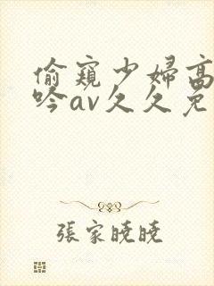 偷窥少妇高潮呻吟av久久免费