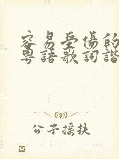 容易受伤的女人粤语歌词谐音翻译