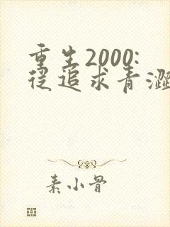 重生2000:从追求青涩校花同桌开始全集收听