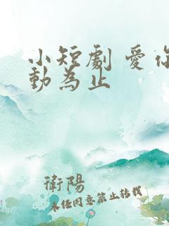 小短剧 爱你心动为止