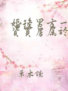 婚后男方一方出资买房属于夫妻共同财产吗