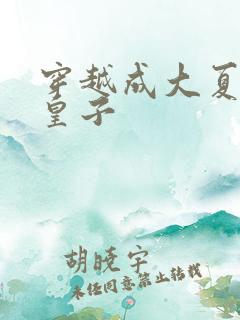 穿越成大夏国九皇子