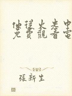 他从火光中走来免费观看电视剧