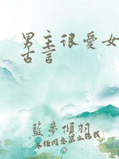 男主很爱女主的古言