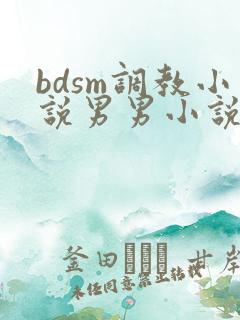 bdsm调教小说男男小说