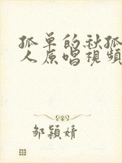 孤单的秋孤单的人原唱视频完整版