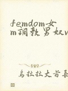 femdom女m调教男奴vk