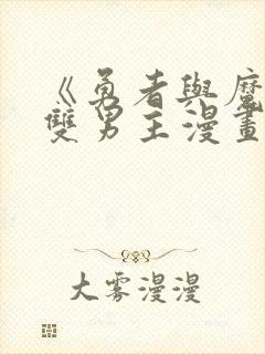 《勇者与魔王》双男主漫画