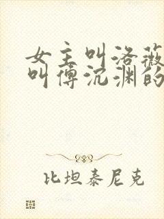 女主叫洛薇男主叫傅沉渊的小说