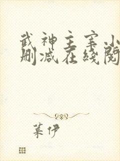 武神主宰小说无删减在线阅读