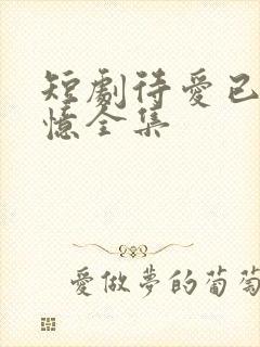 短剧待爱已成追忆全集