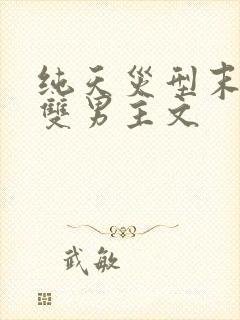 纯天灾型末世文双男主文