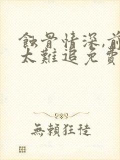 蚀骨情深,前妻太难追免费