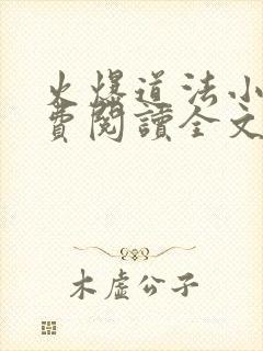 火爆道法小说免费阅读全文最新章节