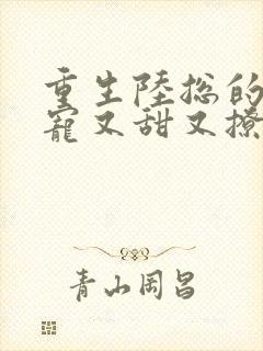 重生陆总的心尖宠又甜又撩